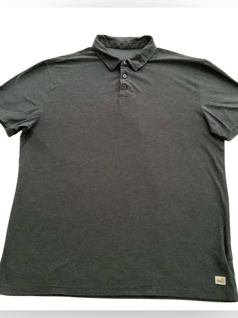 Vuori Men's Polo Shirt - Dark Gray size M